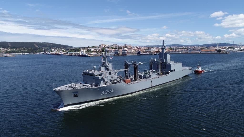 SIASA finaliza los trabajos del segundo buque AOR-2 para la Real Armada Australiana 